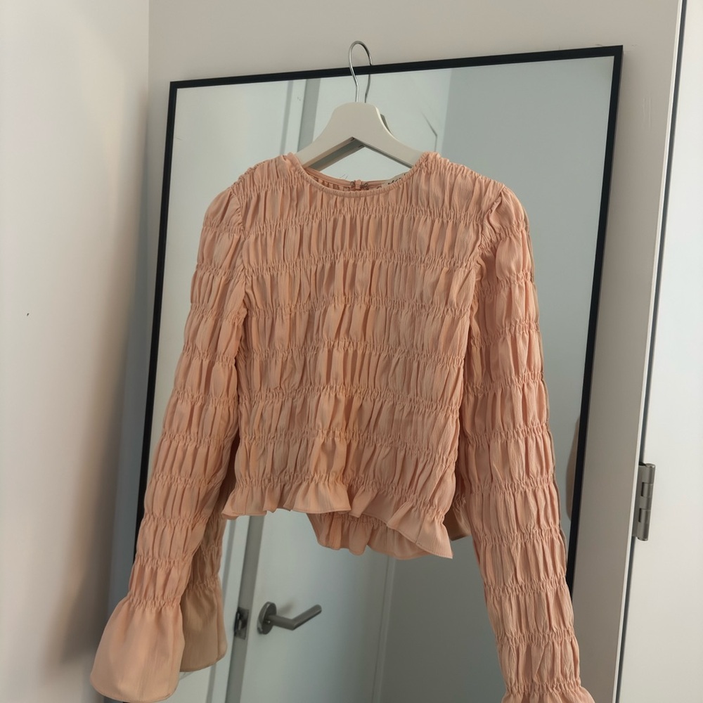 Ruffled blouse